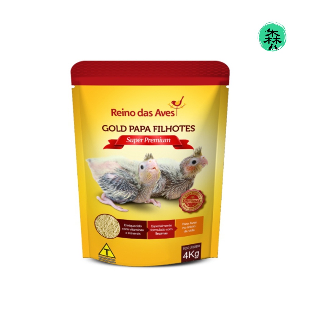 GOLD PAPA FILHOTES - 4kg - Reino Das Aves