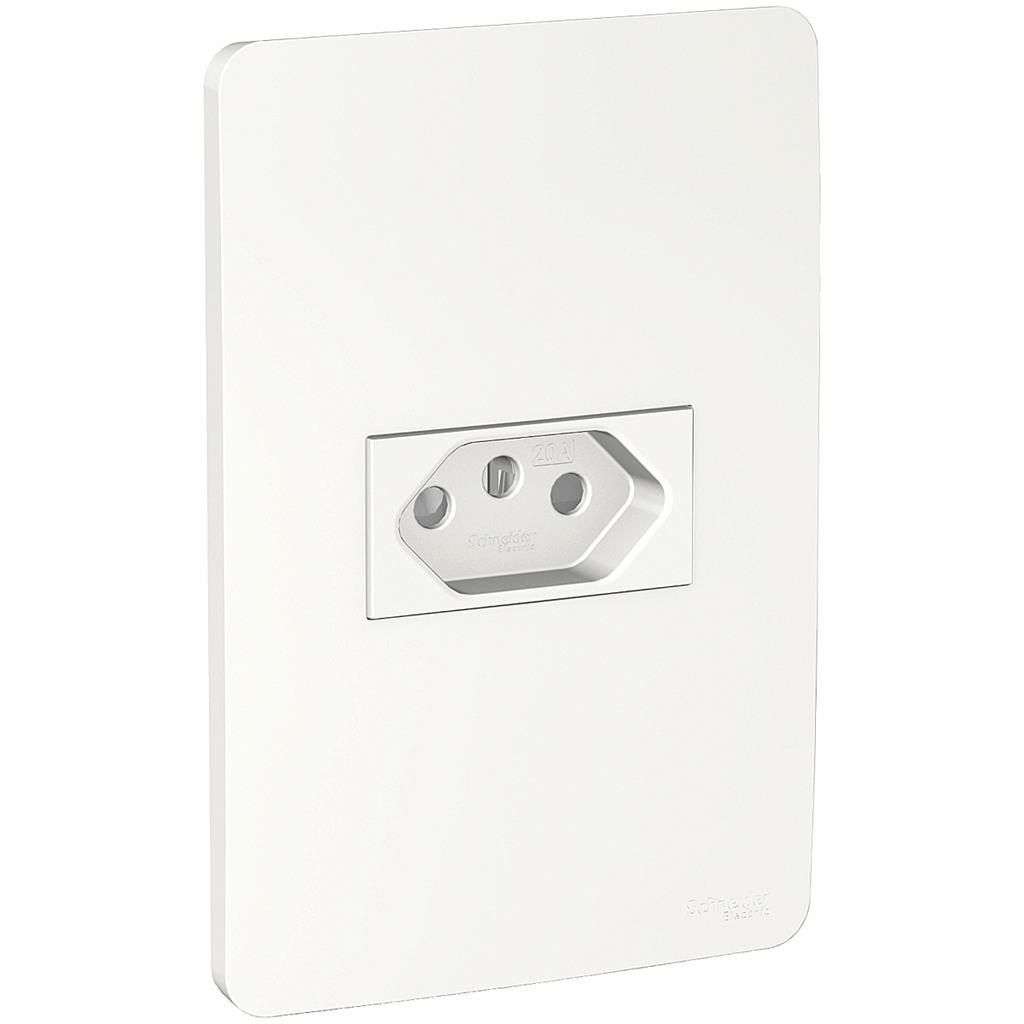 Conjunto Tomada 2P+T 1 Posto 20A 250V 4X2 Orion Schneider em Oferta na Shopee