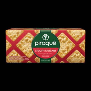 Biscoito Piraquê cream cracker bolacha 200g sabores diversos