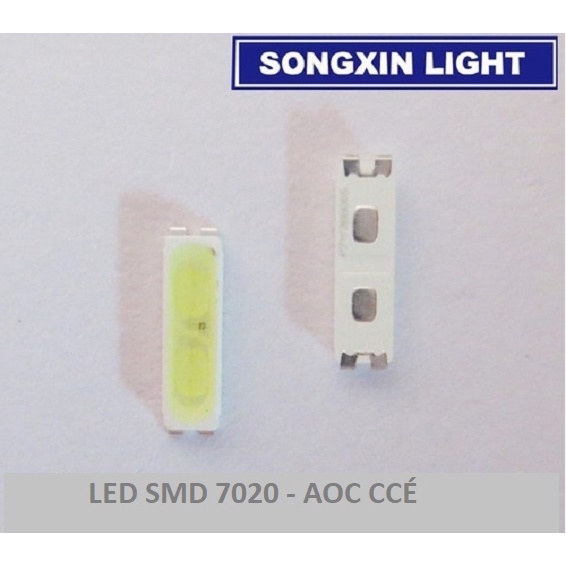 LED 7020 3 V 0,5w Ccé e AOC 40 (30 Peças)