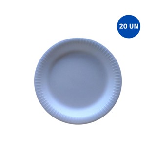 PRATO ISOPOR 26CM C/20UN TOTALPLAST em Oferta na Shopee