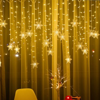 6 metros Leds Luzes De Natal Enfeites De Natal/Cortina LED Decoração Para Casa Luzes de Natal Festas e Eventos
