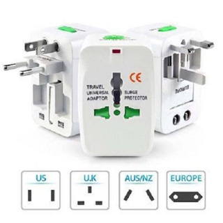 Adaptador Tomada Internacional Universal Ideal para Viagens Bivolt Funciona em mais de 150 países em Oferta na Shopee
