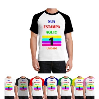 Camiseta Personalizada sua Estampa Foto Logo