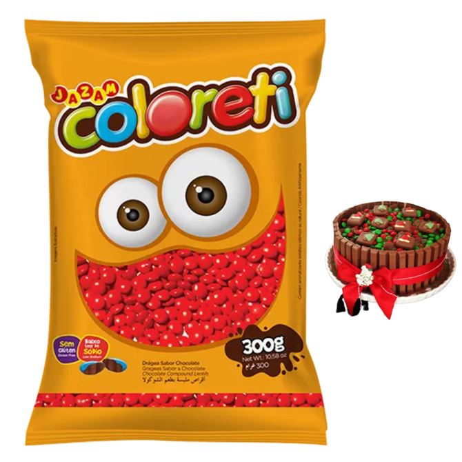 Confete Chocolate Vermelho: Onde Comprar | BuscaProdutos