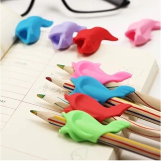 Adaptador de Lápis Golfinho Apoio para Escrita Corretor De Silicone Ergonômico em Oferta na Shopee