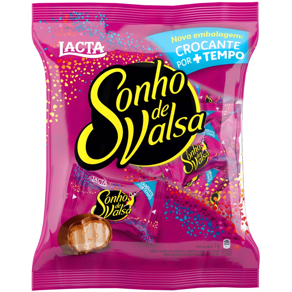 Chocolate Bombom Sonho de Valsa 1kg - Lacta