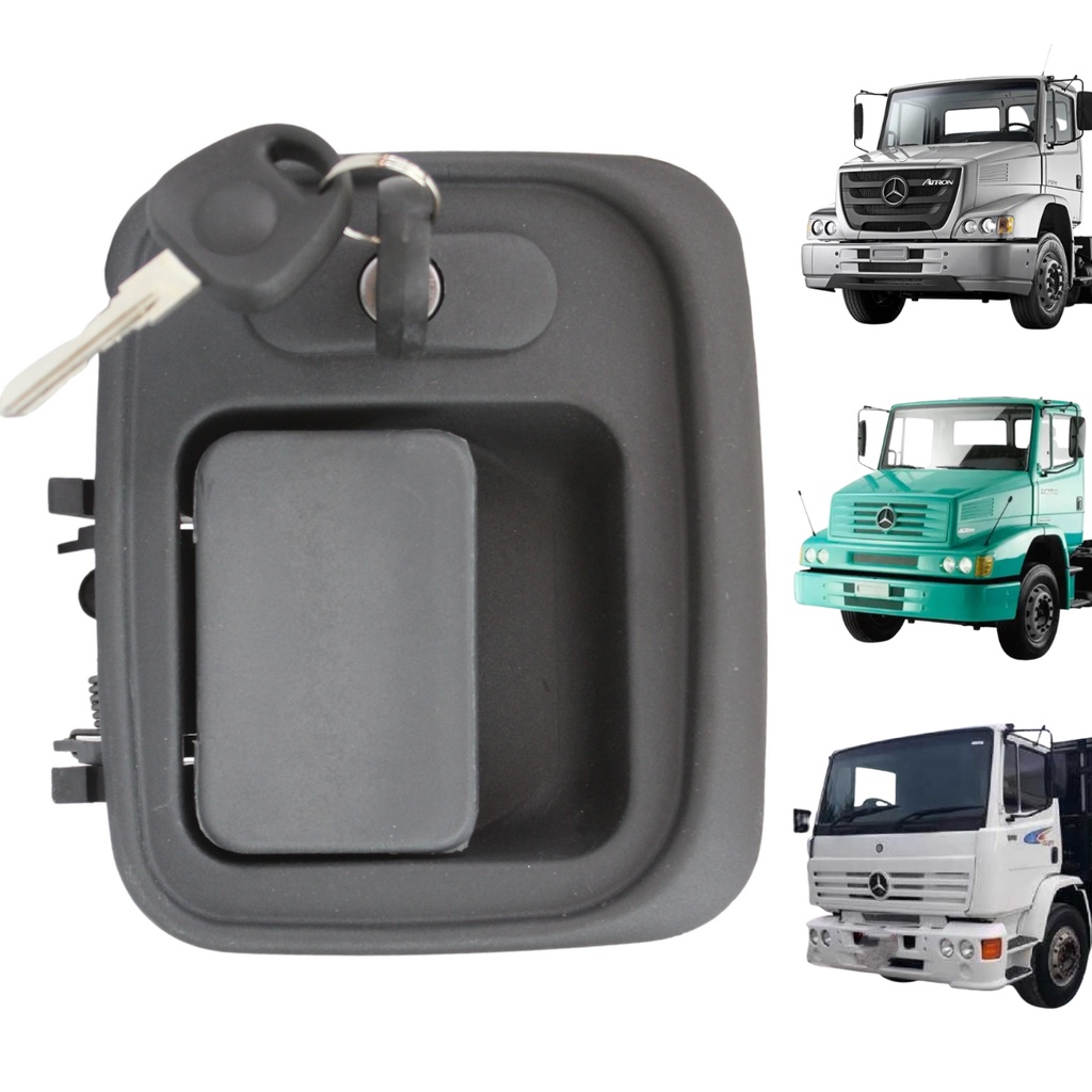 Maçaneta Puxador Externa da Porta Direita Com Chave 1 Un - Universal Automotive | Piqueri Autopeças