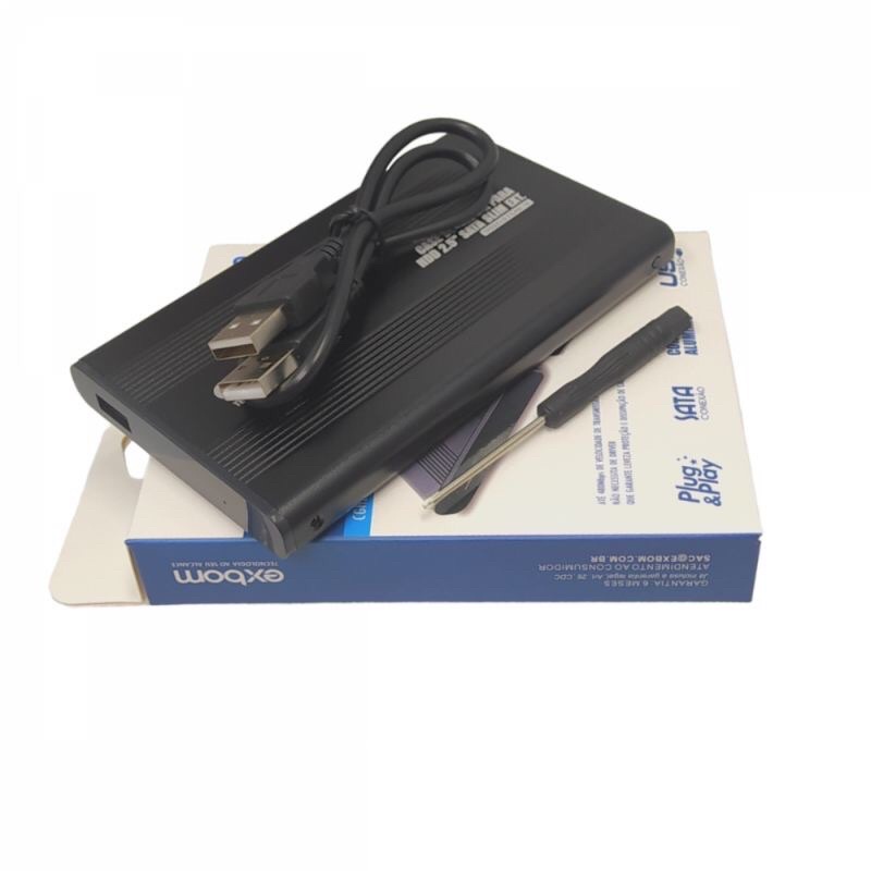 Case Gaveta Hd Externo De Notebook Sata 2.5 Usb 2.0