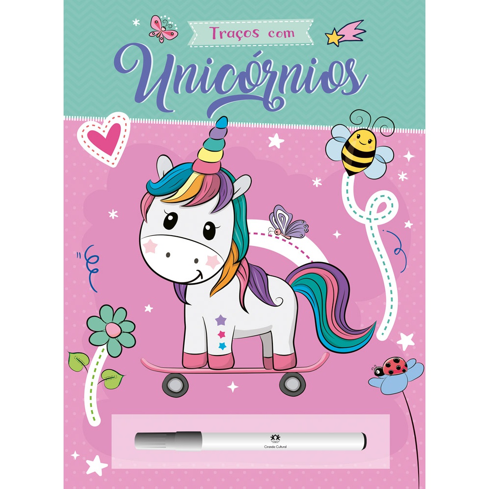 Livro - Traços com unicórnios em Oferta na Shopee