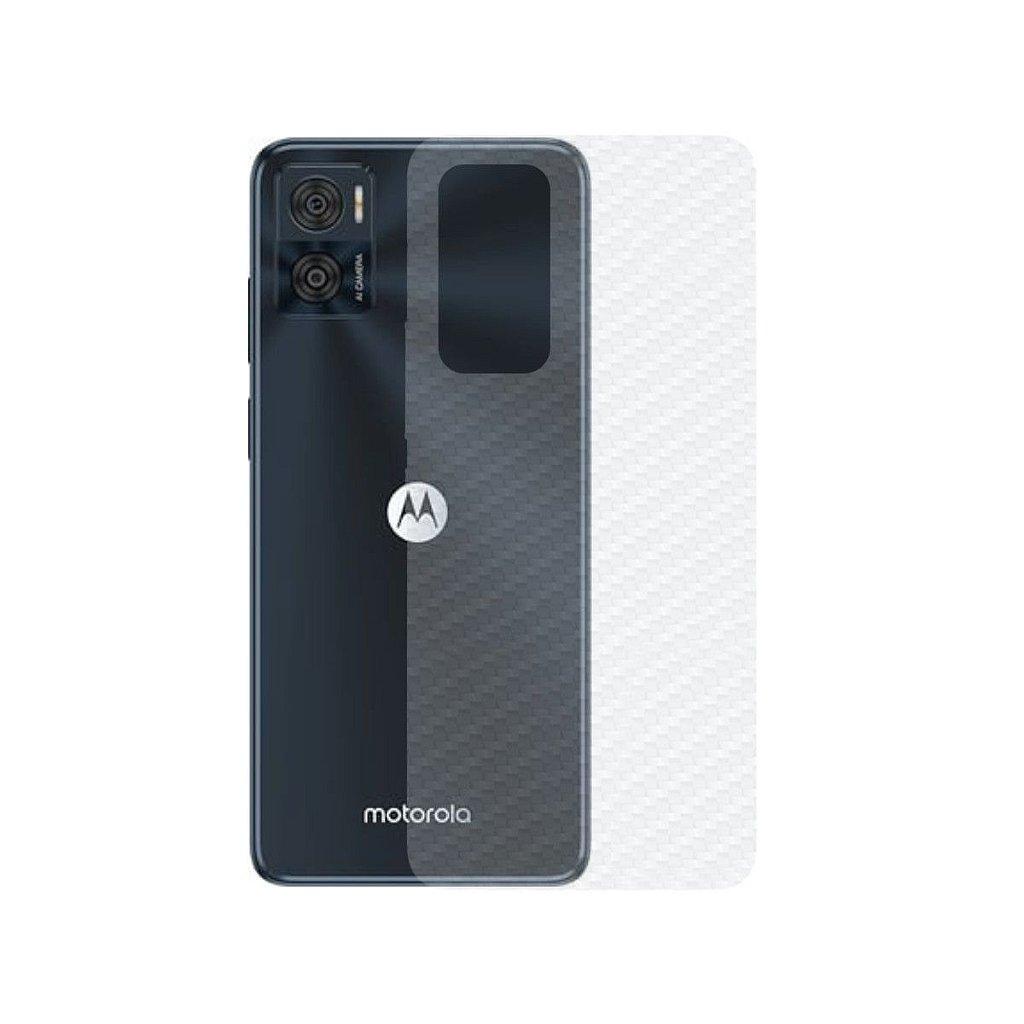 Película para Motorola Moto E22 - Traseira de Fibra de Carbono - Gshield em Oferta na Shopee