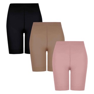 Kit com 3 Short Cinta Afina Cintura Up-Line Loba Macia Lupo