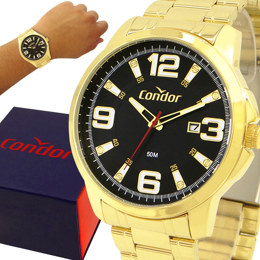Relógio Masculino Condor Original Prova Dágua Garantia 1 Ano