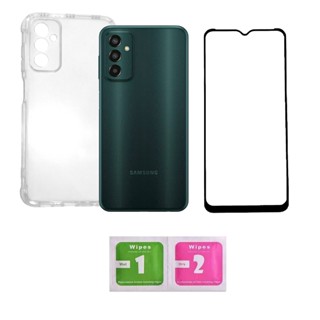 Capa Capinha Case Samsung Galaxy M13 Transparente + Película 3D