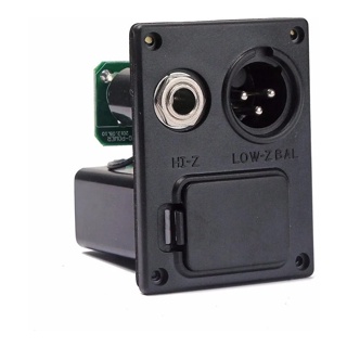 Caixa Da Bateria 9v Violao Balanceado Xlr C/ Jack E Circuito em Oferta na Shopee