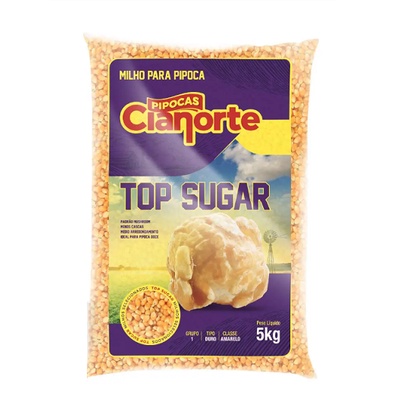 500g Milho Mushroom Para Pipoca Doce TOP SUGAR Cianorte a Granel