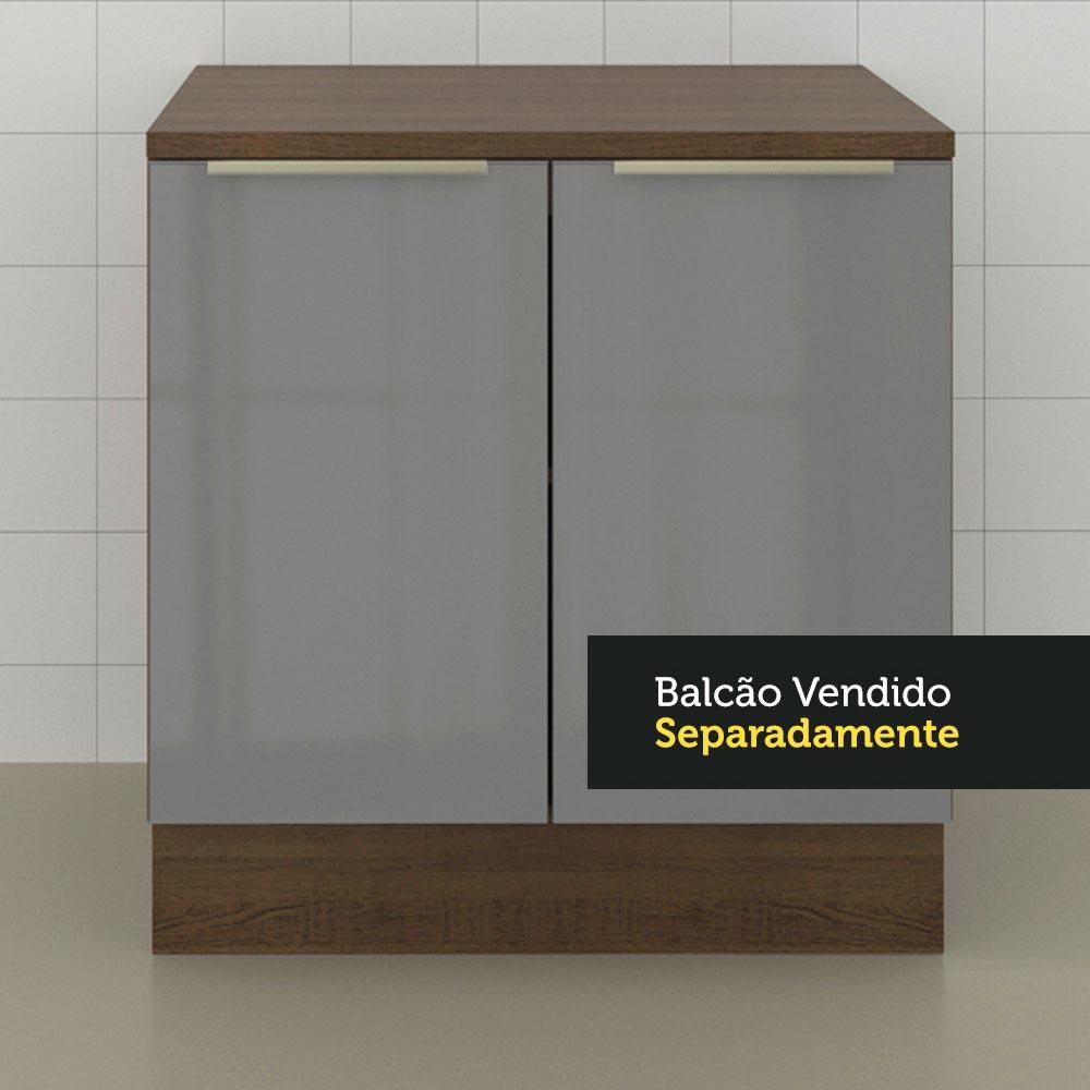 Detalhes do Tampo para Balcão Lux de 80 x 60 cm Madesa - Rustic