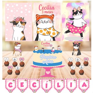 Kit Festa Gatinho