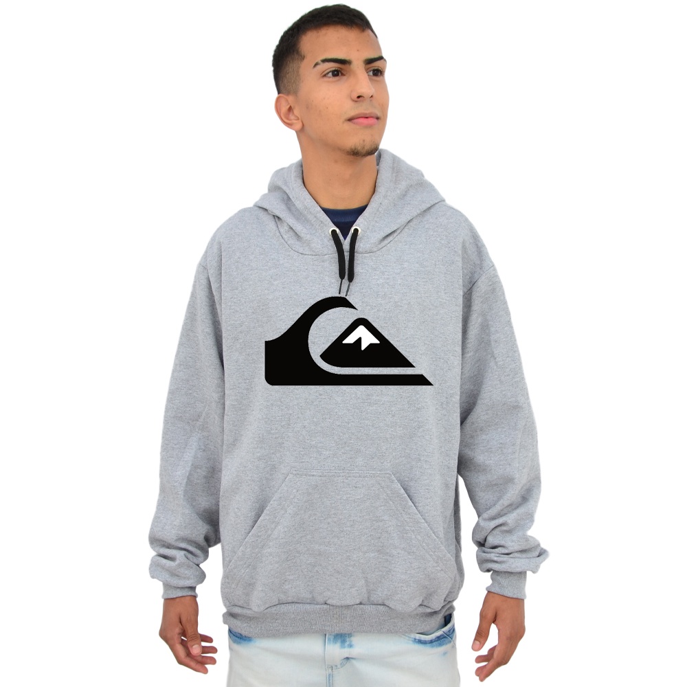 Blusa Moletom Hoodie Quicksilver Surf Skate