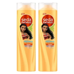 Kit 2 Shampoos Seda Infantil Moana Juntinhos Cachos Encantados 300ml cada