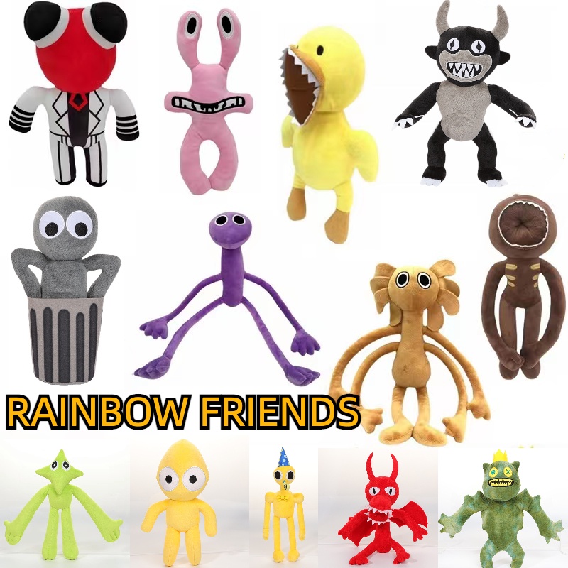 Pelúcia Infantil Roblox Rainbow Friends Bonecos para Crianças