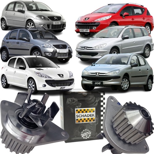 Bomba D'Agua - Peugeot 206 1.4 8V Flex - 2004 2005 2006 2007 2008 - Schadek 20218 em Oferta na Shopee