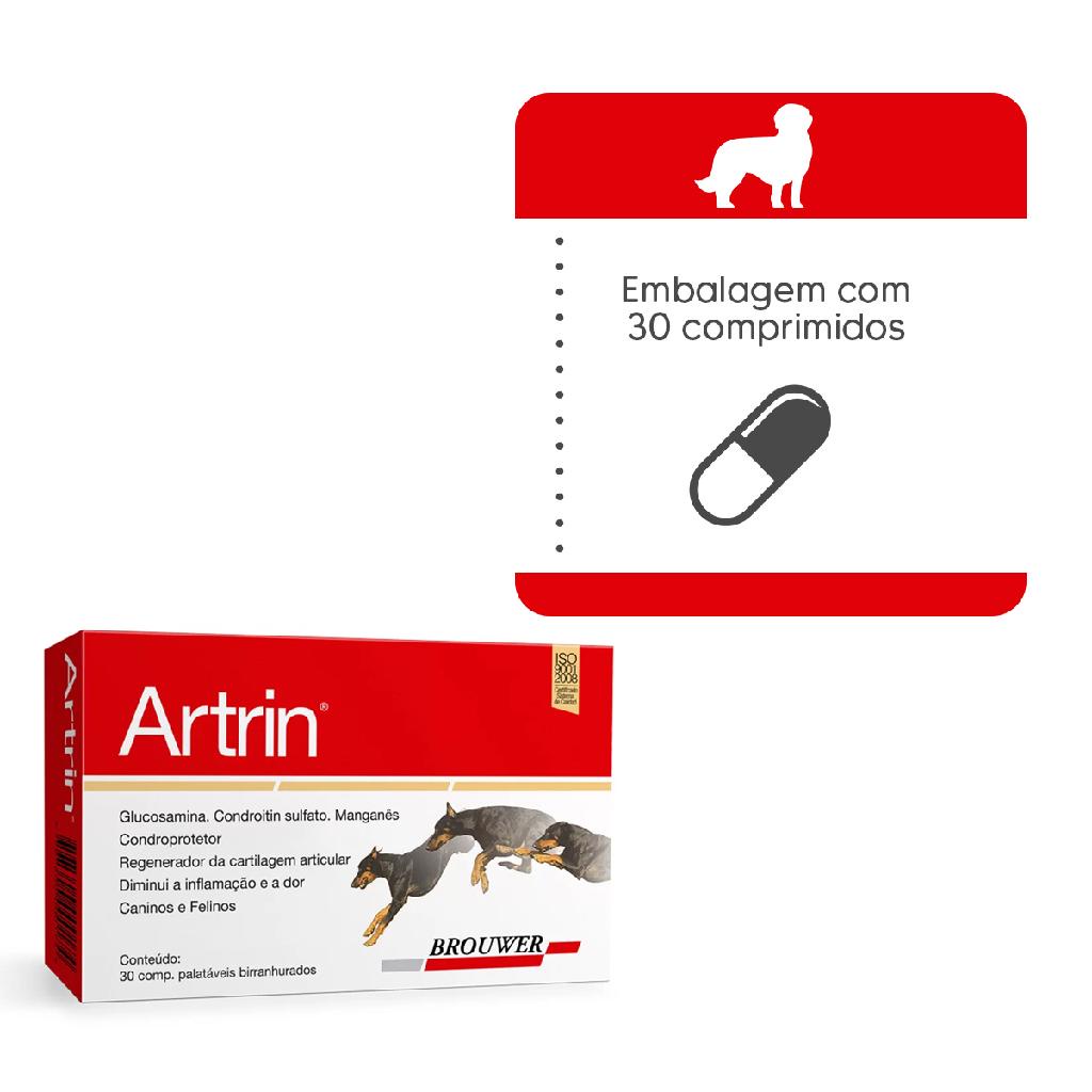 Artrin Condroprotetor Regenerador Articular Para Cães Gatos em Oferta na Shopee