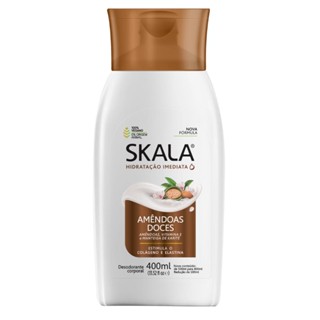 Loção Creme Hidratante Corporal Amêndoas Doces Skala 400ml