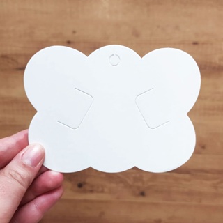 Embalagem Tag Nuvem para Laço, Xuxinha e Bico de Pato 100 unidades em Oferta na Shopee