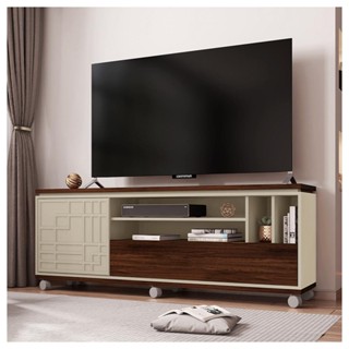 Rack Bancada Até 65 Polegadas Form Havana Off White Caemmun
