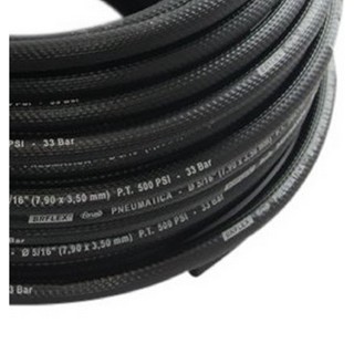 MANGUEIRA BORRACHA 5/16 PRETA - PNEUMATICA BR FLEX 353050010 - (vendida por metro)