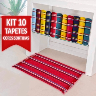 Kit 10 Tapete De Banheiro Tapetes Atoalhados Para Casa Jogo Tapete De Piso Varias Cores Kit 10 Unidades em Oferta na Shopee