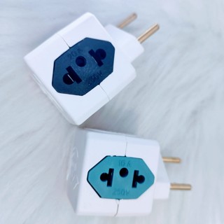 Adaptador Benjamin Cubo 4 Tomadas Coloridos -Unidade Atacadão Lucky Bazar