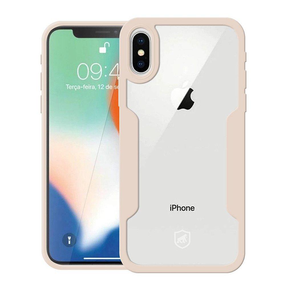 Capa Case Capinha 360 Gshield para iPhone X / XS – Rosa, Proteção Completa Frontal e Traseira em Oferta na Shopee