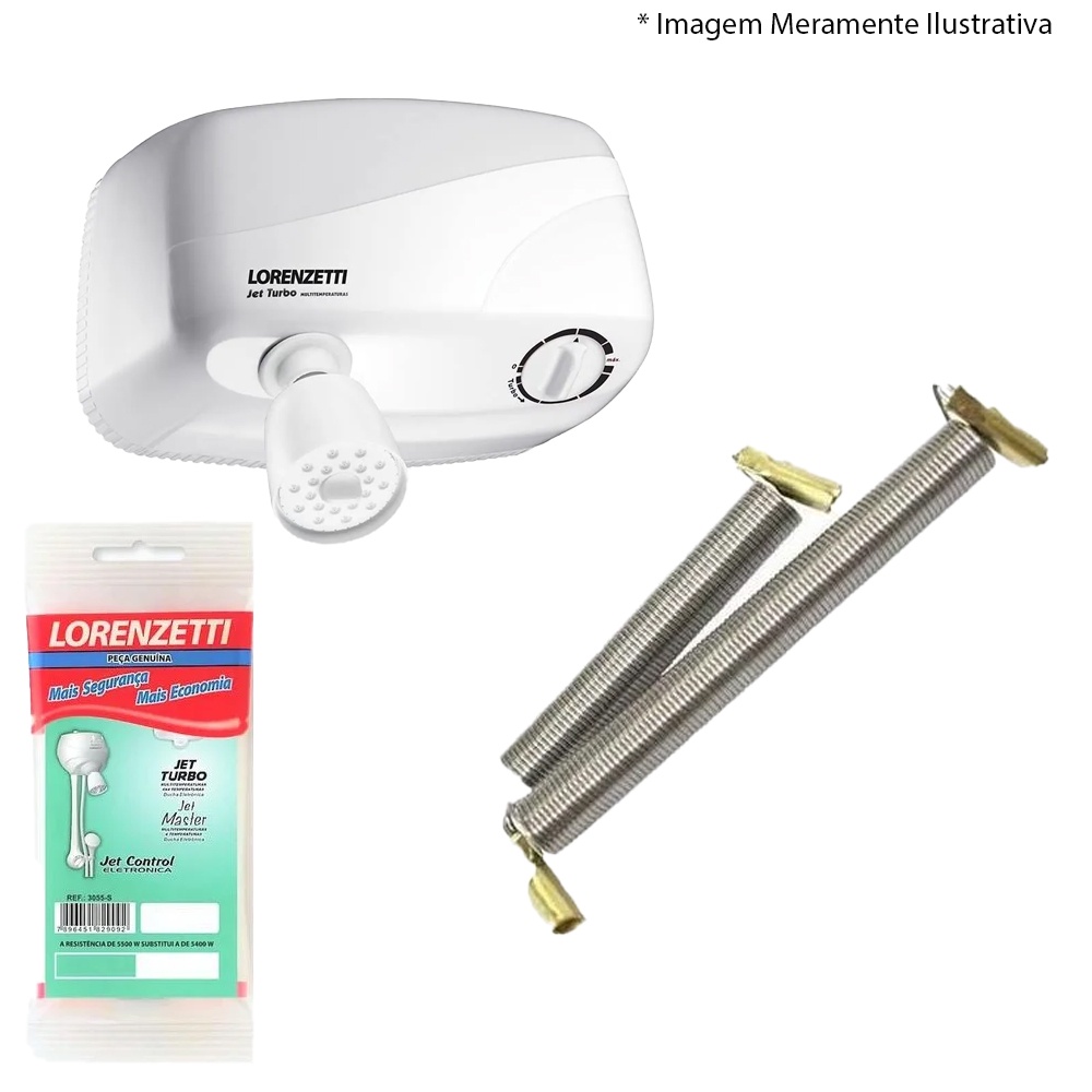 Resistência Jet Turbo 7500W 220V 3055-R Lorenzetti - Home & Living
