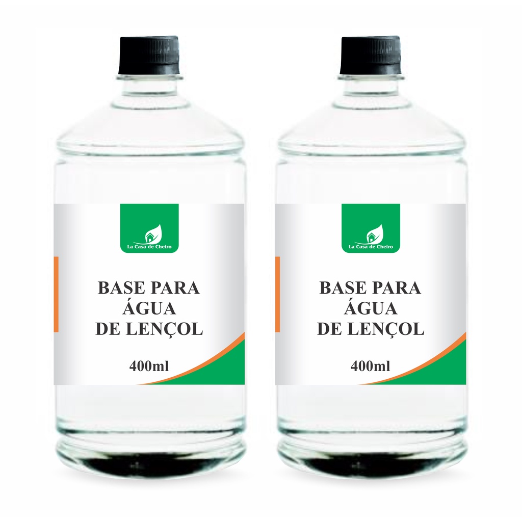2 Bases Pronta Para Água De Lençol 400ml