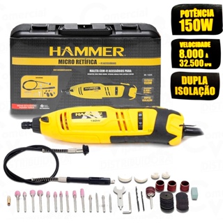 Micro Retifica Profissional Com 41 Acessórios + Maleta Resistente Profissional Reparos Entalhe TOP em Oferta na Shopee