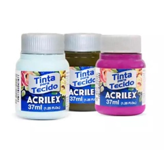 Tinta Para Tecido Fosca Acrilex 37ml em Oferta na Shopee