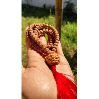 Colar Rudraksha 108 Meditação yoga