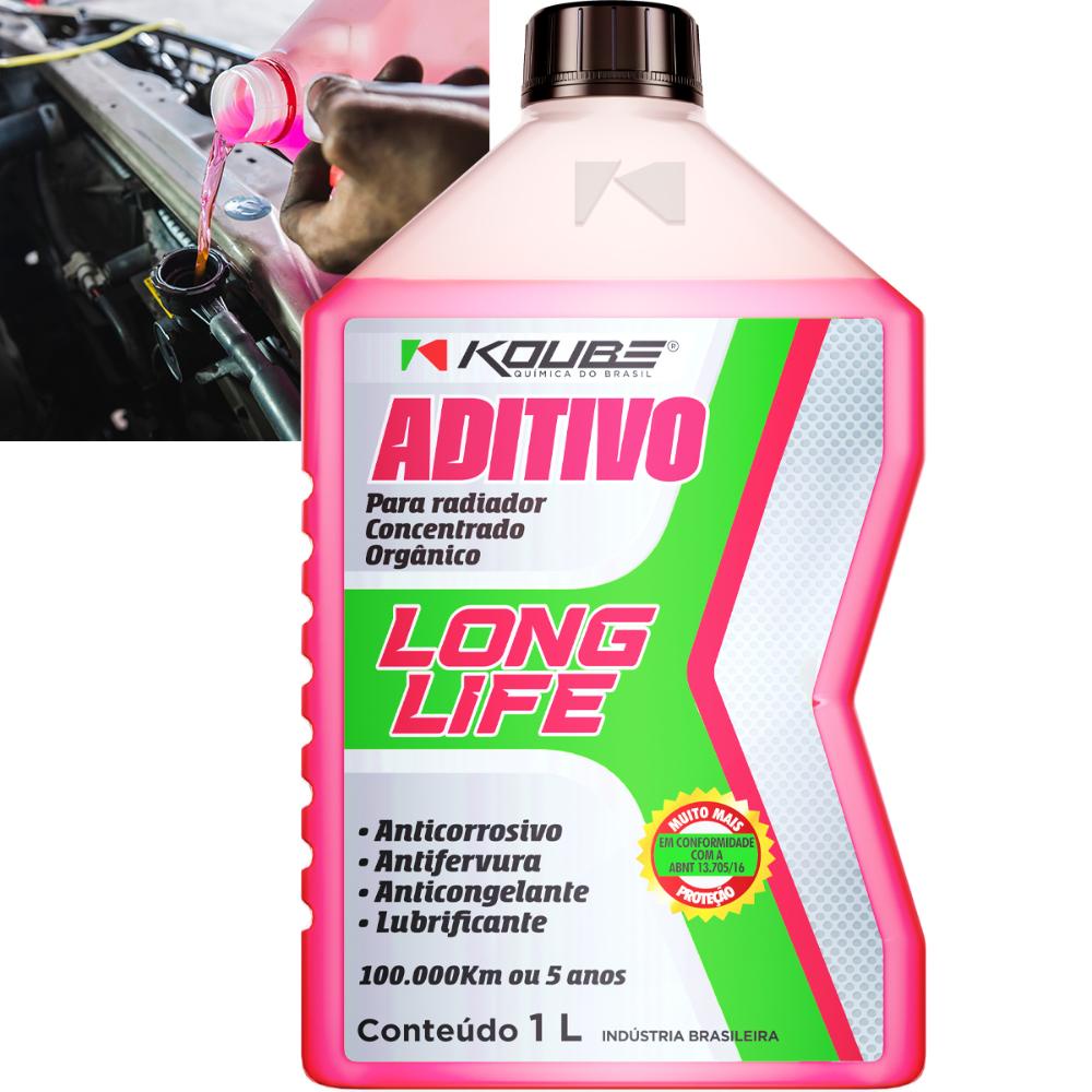 Aditivo Radiador Concentrado Orgânico Long Life Dura 5 Anos