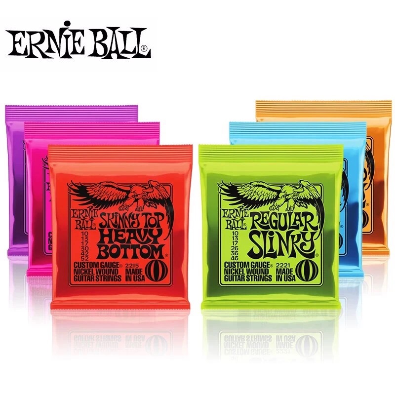 Ernie Ball Super Slinky Cordas De Guitarra Elétrica 009 010 Níquel Ferida 6 Para Acessórios