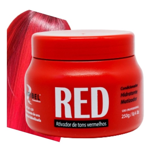 Mascara Tonalizante Vermelho Red Matizador 250g Mairibel