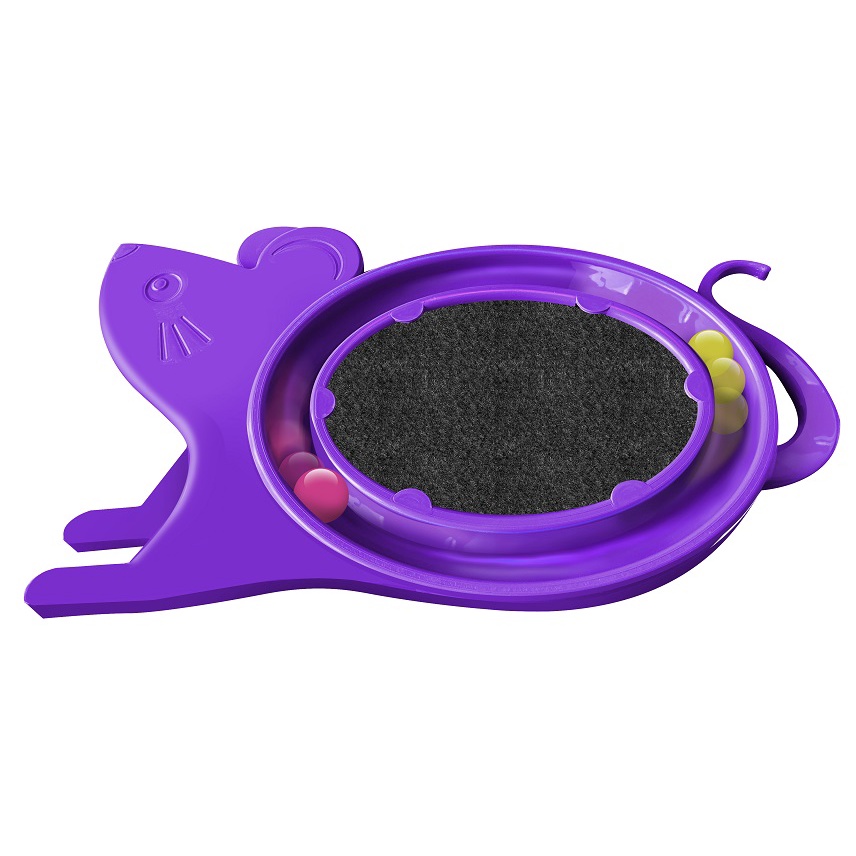 Cat Relax Mec Pet Mouse Play Lilas