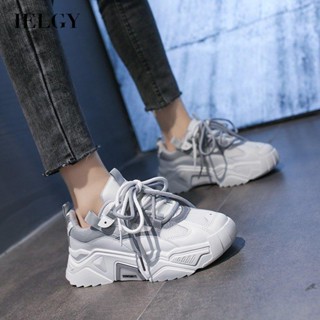 IELGY Sapatos De Bloco De Cor casual Feminino Esportivo