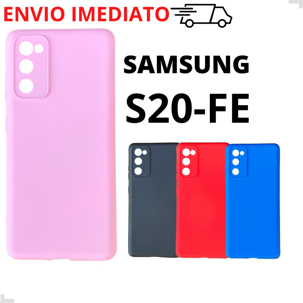 CAPINHA S20 FE CAPA SAMSUNG GALAXY CAPINHA SILICONE CASE PROTETORA AVELUDADA FORRADA