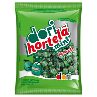 Bala Dura Recheada Hortelã 400g - Dori em Oferta na Shopee