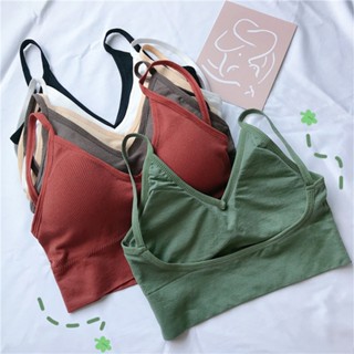Kit 4/6 sutian feminino sutia top sem costura feminino，sutiã esportivo com bojo ，sutiã Sem Aro，U-back roupas íntimas