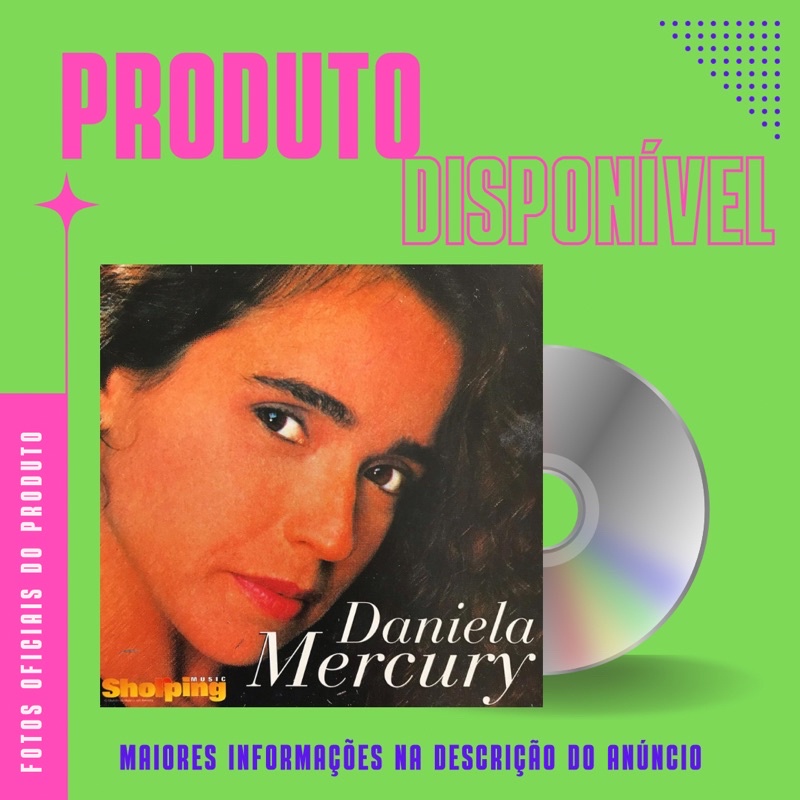 CD DANIELA MERCURY - EDIÇÃO SHOPPING MUSIC - SWING DA COR