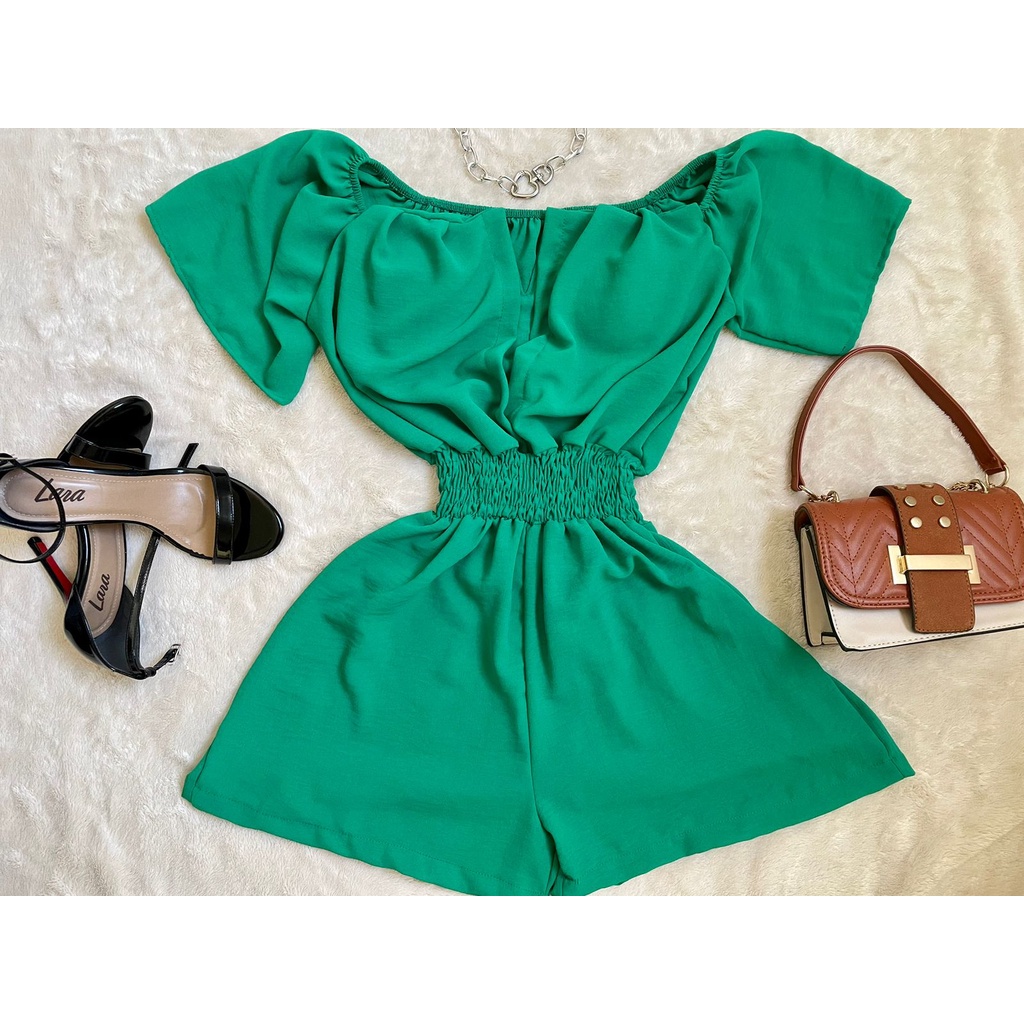Macaquinho Feminino Vestido Ciganinha Soltinho Blogueira Compre Conosco