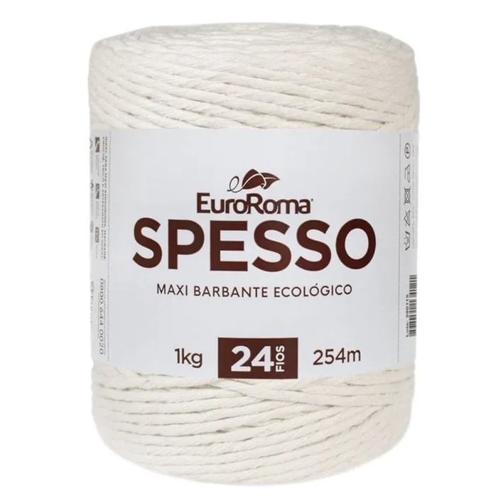 Barbante Euroroma Spesso 24 Fios 1kg - Escolha Cor